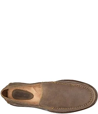 Born Men's Roger Distressed Leather Slip-On Loafers