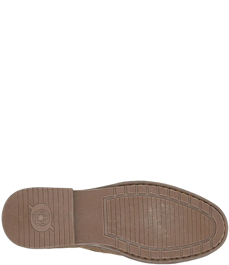 Born Men's Roger Distressed Leather Slip-On Loafers