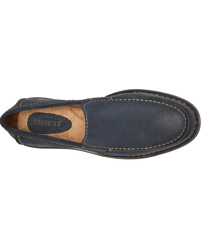 Born Men's Roger Distressed Leather Slip-Ons