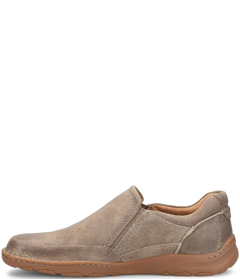 Born Men's Sandor Distressed Suede Slip-Ons