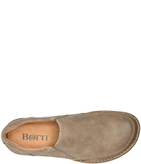 Born Men's Sandor Distressed Suede Slip-Ons