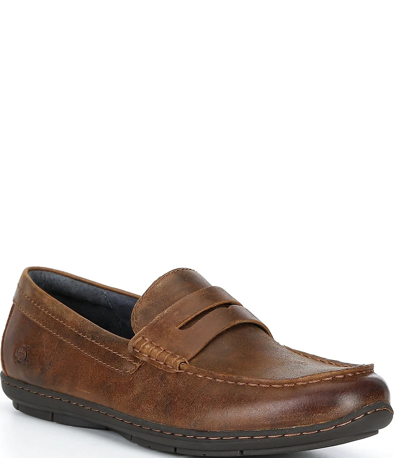 Born Men's Wendell Waterproof Penny Loafers