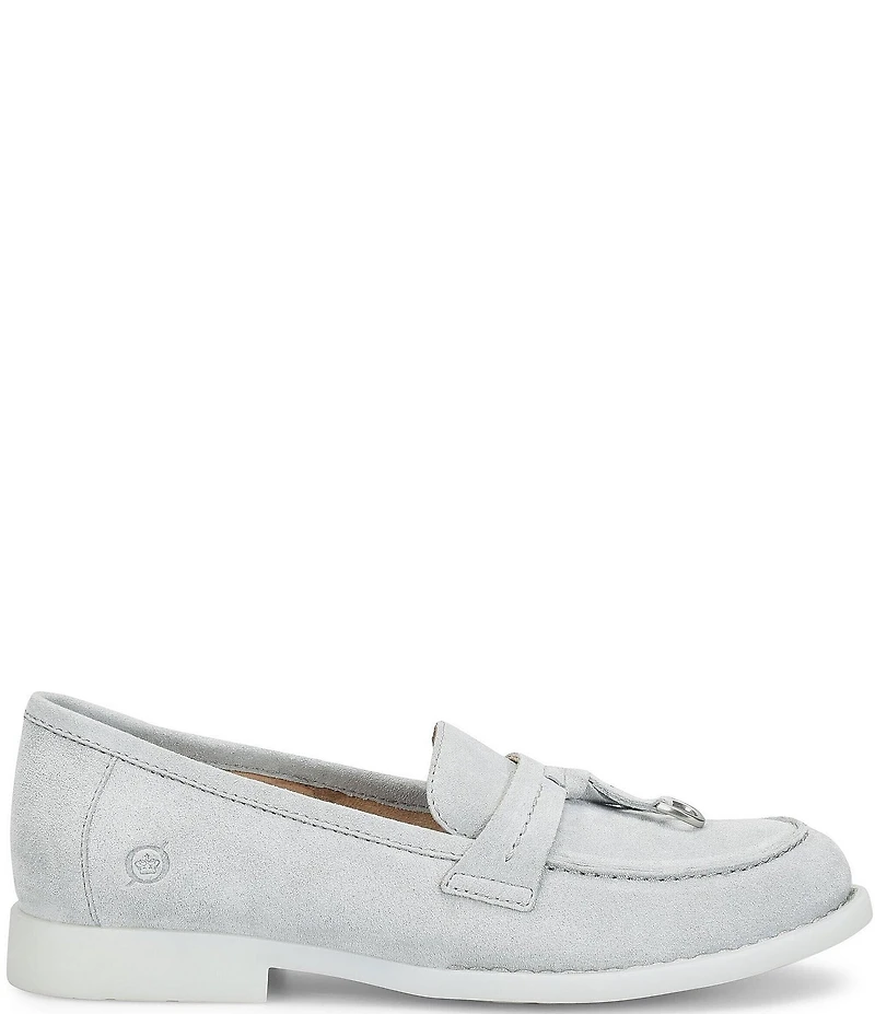 Born Mika Suede Tassel Loafers