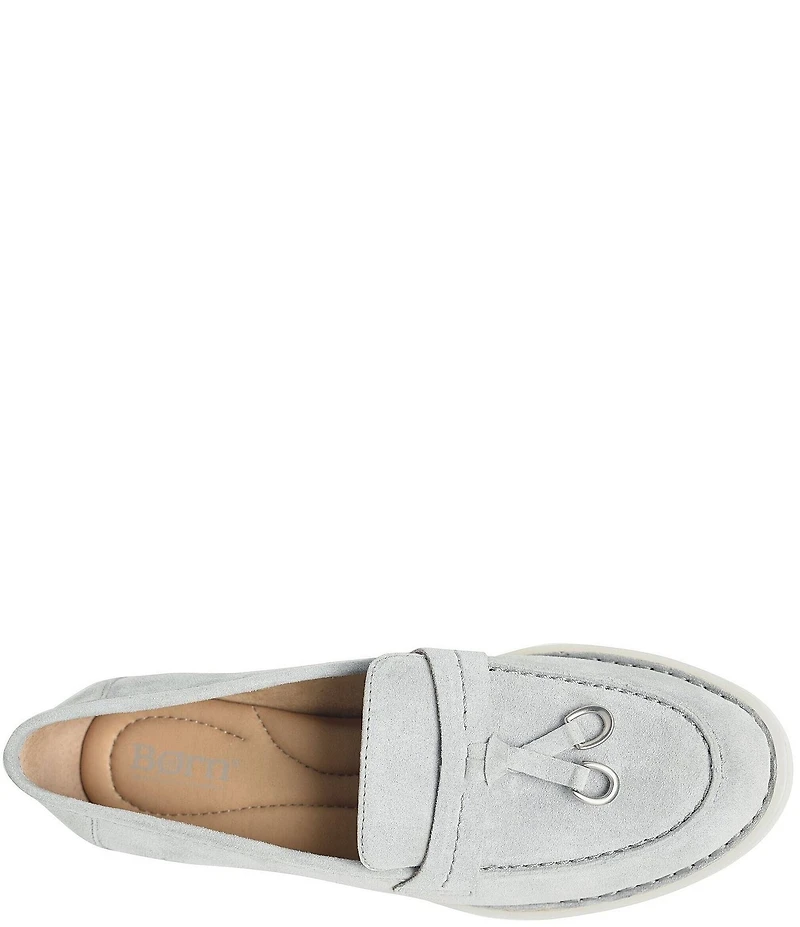 Born Mika Suede Tassel Loafers