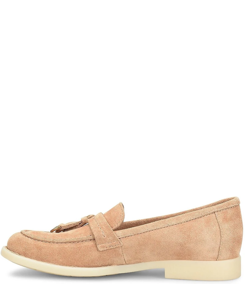 Born Mika Suede Tassel Loafers