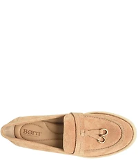 Born Mika Suede Tassel Loafers