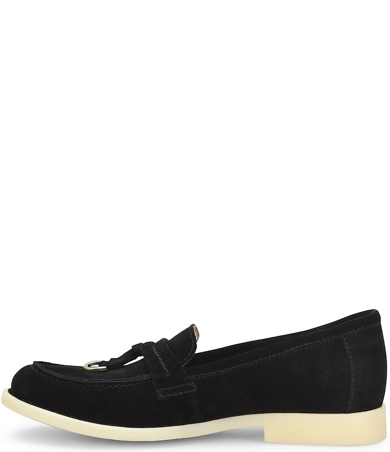 Born Mika Suede Tassel Loafers