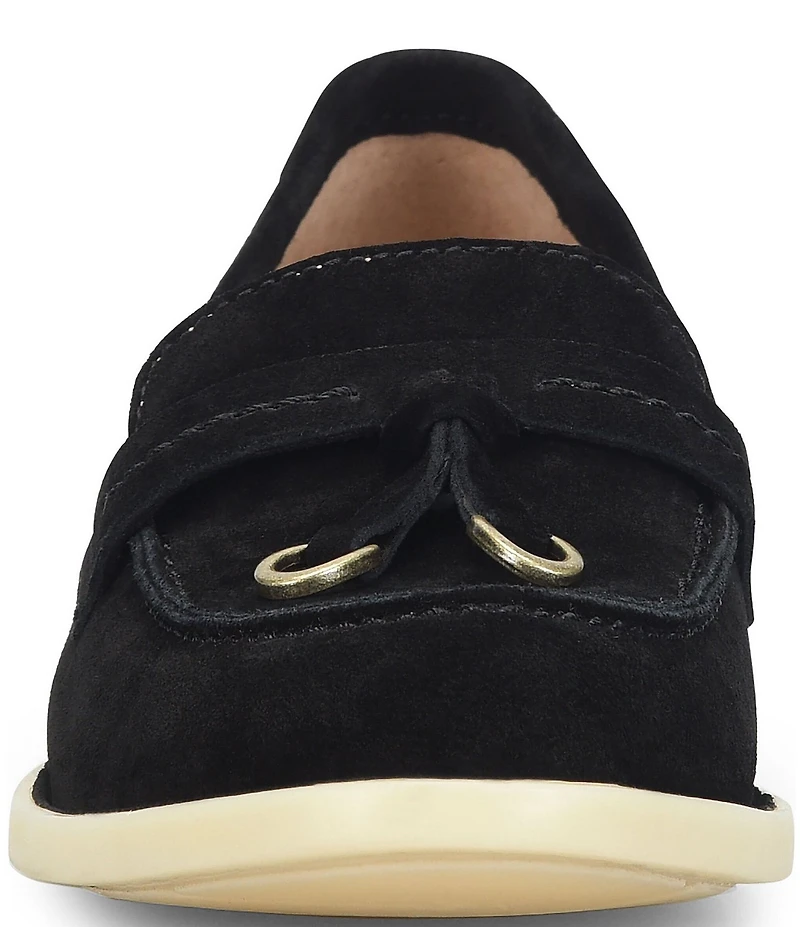 Born Mika Suede Tassel Loafers