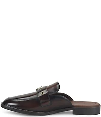 Born Mikah Leather Buckle Strap Loafer Mules