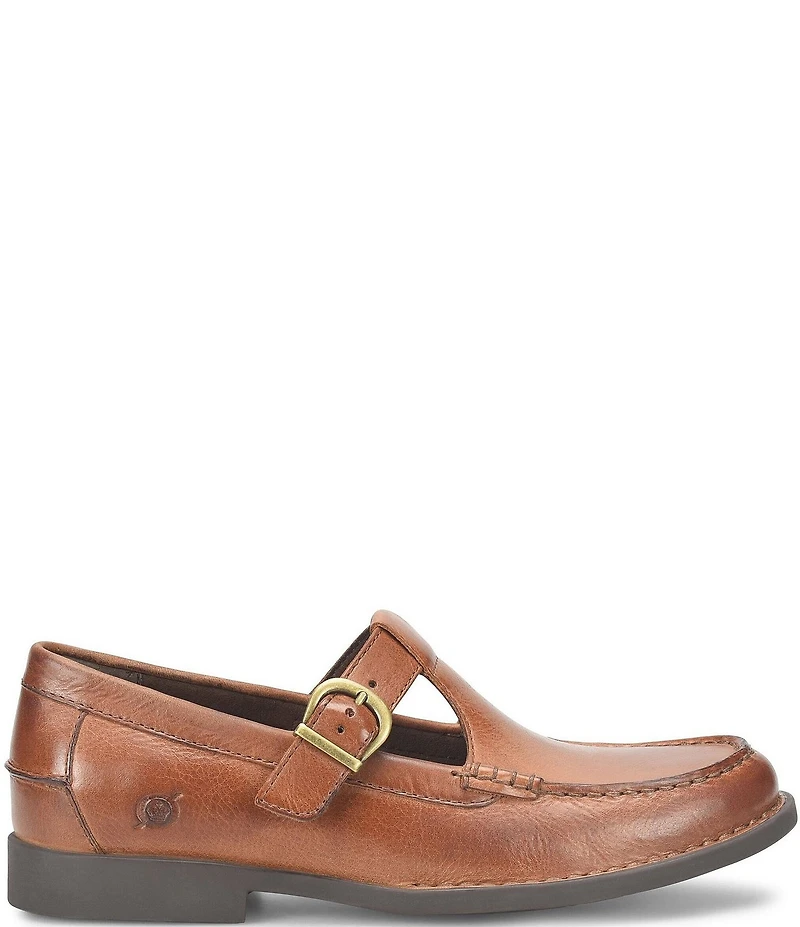 Born Miki Slip On Leather Mary Jane Loafers