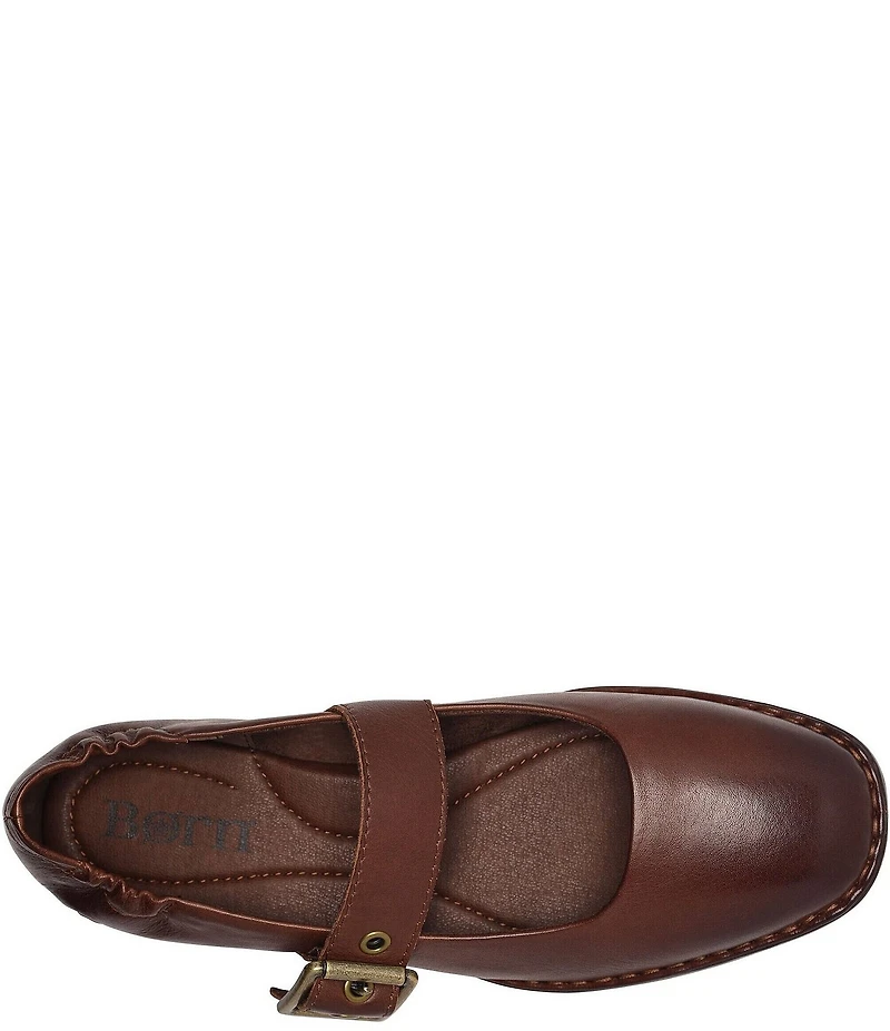 Born Millie Leather Mary Jane Flats