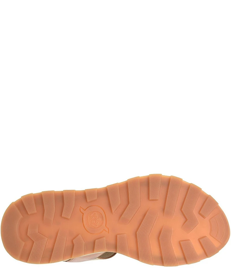 Born Mimi Banded Leather Slingback Ankle Wrap Sandals