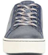 Born Mira Distressed Leather Platform Sneakers