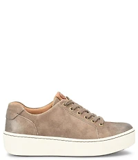 Born Mira Distressed Suede Platform Sneakers