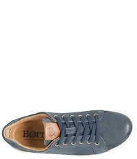 Born Mira Distressed Suede Platform Sneakers