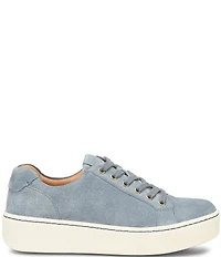 Born Mira Distressed Suede Platform Sneakers