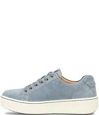 Born Mira Distressed Suede Platform Sneakers