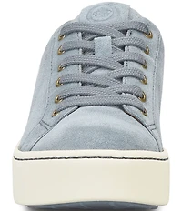 Born Mira Distressed Suede Platform Sneakers
