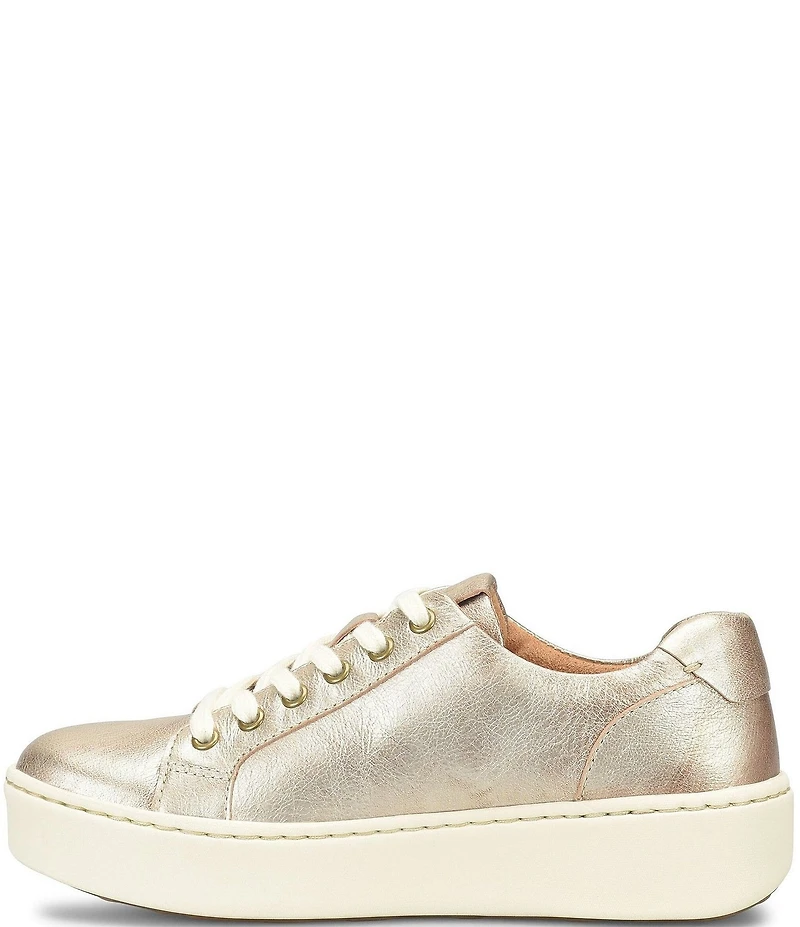 Born Mira Leather Platform Sneakers