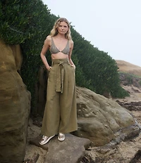 Born Mira Leather Platform Sneakers