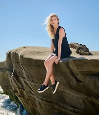 Born Mira Leather Platform Sneakers