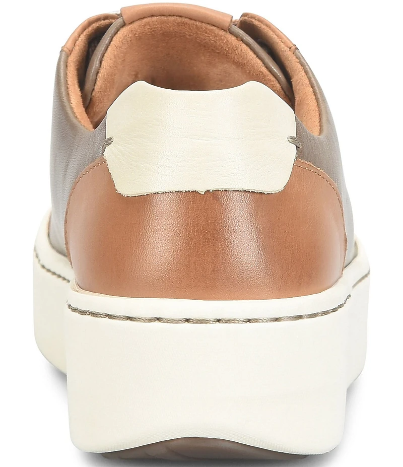 Born Mira Leather Platform Sneakers