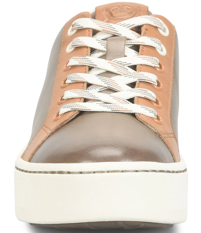 Born Mira Leather Platform Sneakers