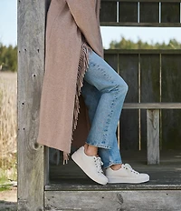 Born Mira Leather Platform Sneakers