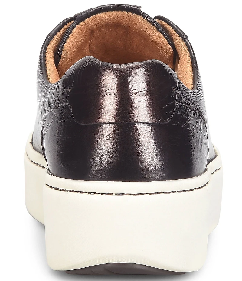 Born Mira Metallic Leather Platform Sneakers