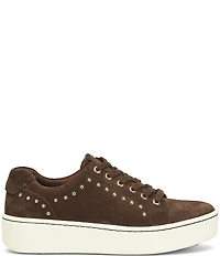 Born Mira Studs Suede Lace Up Platform Sneakers