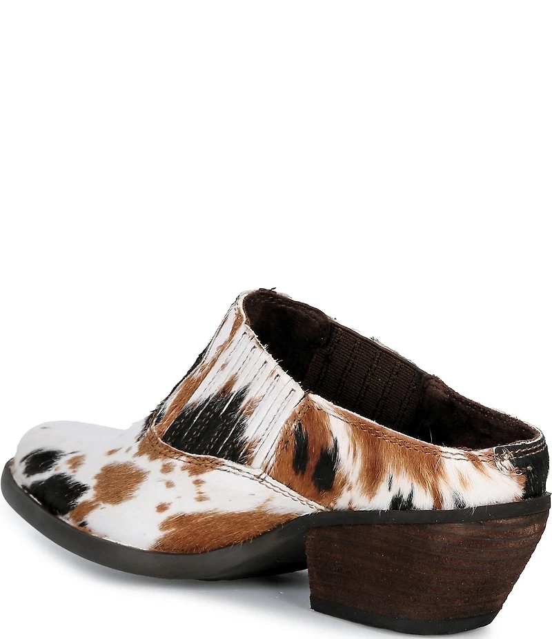 Born Monikah Cow Print Calf Hair Western Shooties