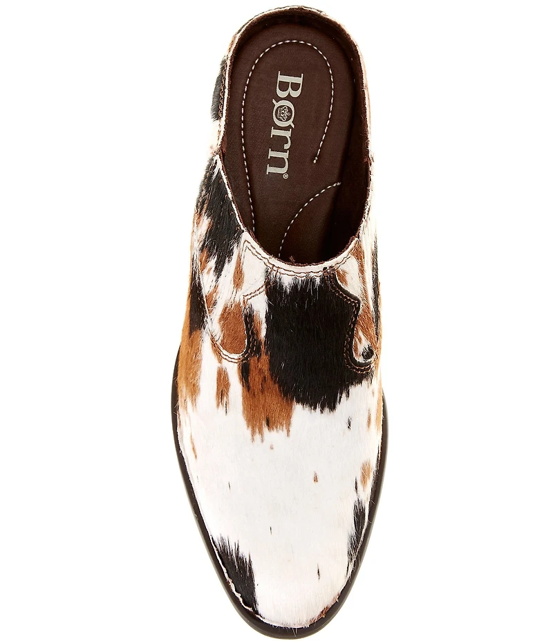 Born Monikah Cow Print Calf Hair Western Shooties