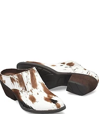 Born Monikah Cow Print Calf Hair Western Shooties
