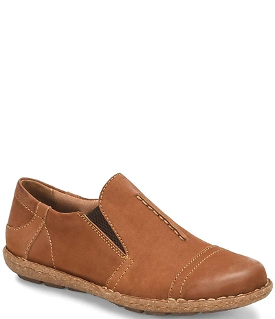 Born Nampa Nubuck Leather Slip On Sneakers