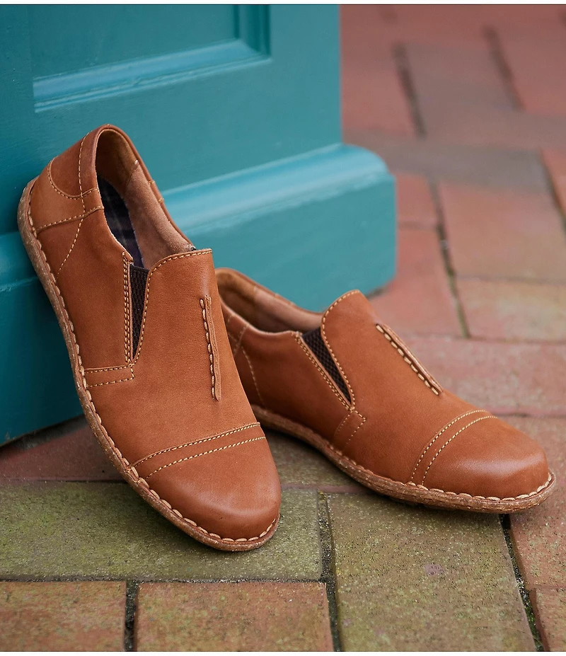 Born Nampa Nubuck Leather Slip On Sneakers