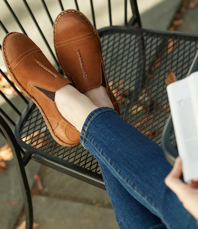 Born Nampa Nubuck Leather Slip On Sneakers