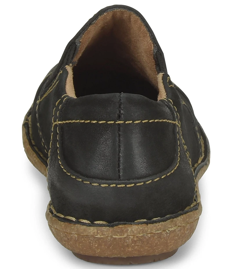 Born Nampa Nubuck Leather Slip On Sneakers