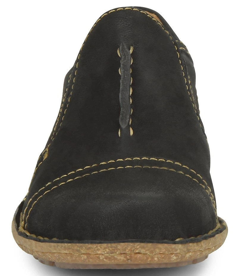 Born Nampa Nubuck Leather Slip On Sneakers