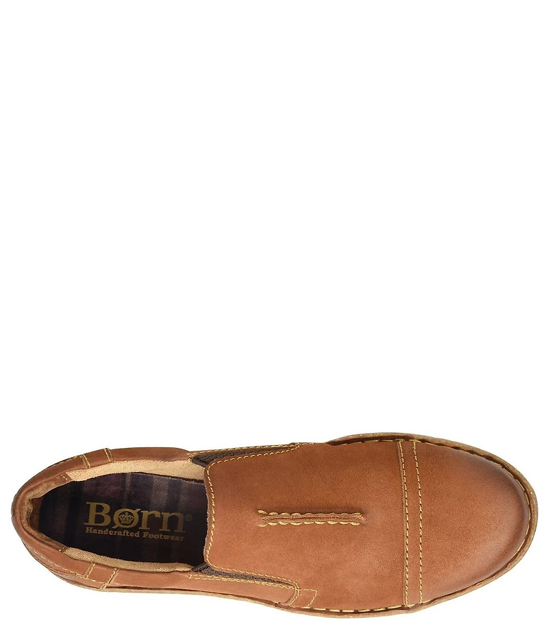 Born Nampa Nubuck Leather Slip On Sneakers