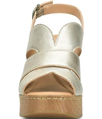 Born Nassau Leather Platform Sandals