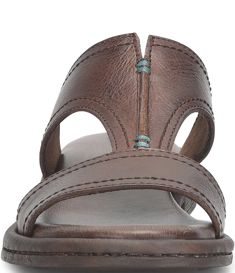 Born Remo Banded Leather Sandals