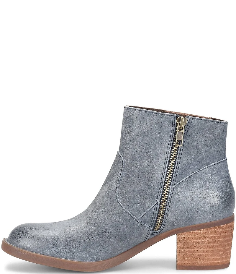 Born Rowan Distressed Suede Tassel Detail Ankle Booties