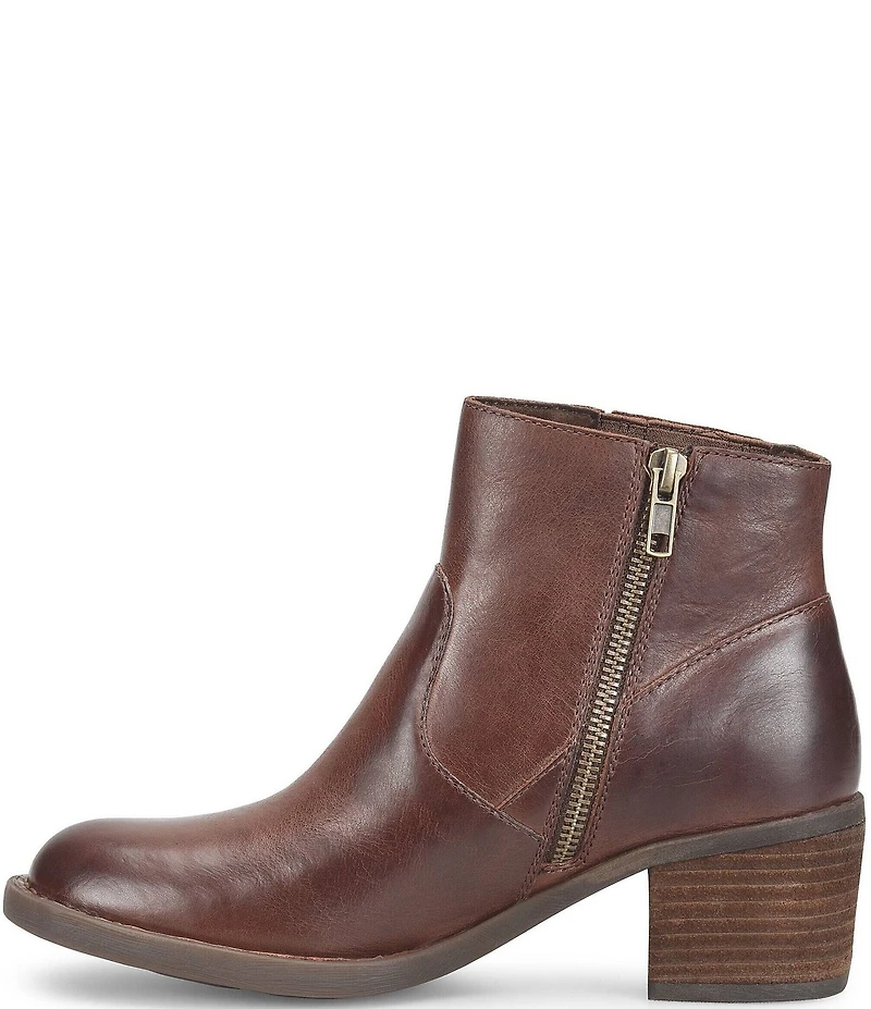 Born Rowan Leather Tassel Ankle Booties