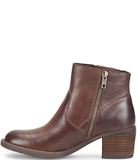 Born Rowan Leather Tassel Ankle Booties