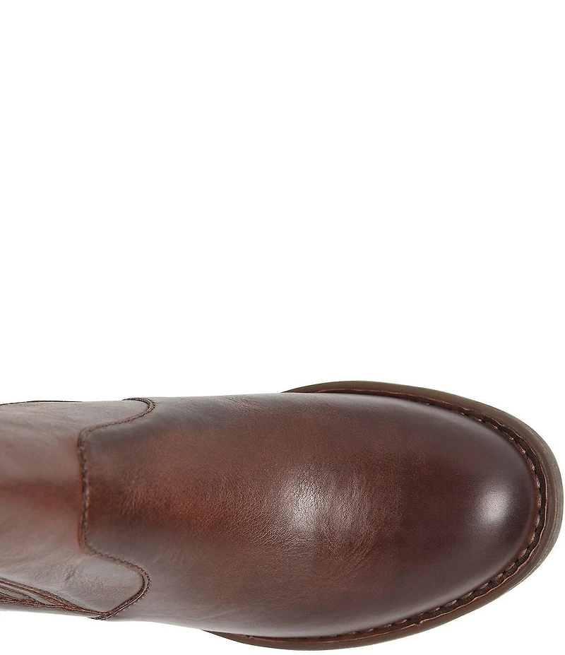 Born Rowan Leather Tassel Ankle Booties