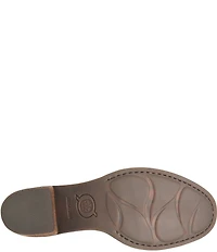 Born Rowan Leather Tassel Ankle Booties