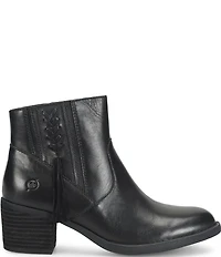 Born Rowan Leather Tassel Ankle Booties