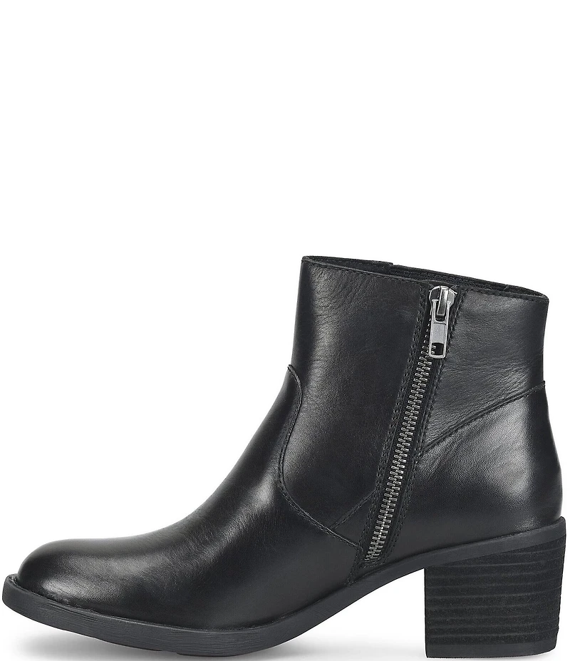 Born Rowan Leather Tassel Ankle Booties