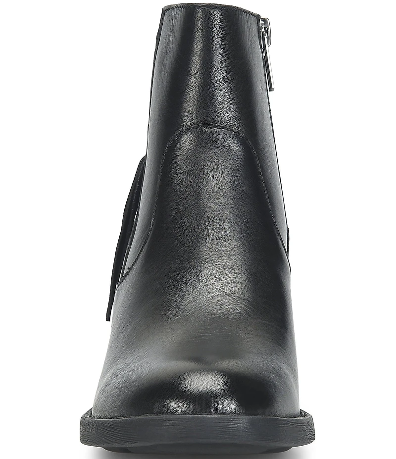 Born Rowan Leather Tassel Ankle Booties