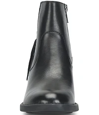 Born Rowan Leather Tassel Ankle Booties